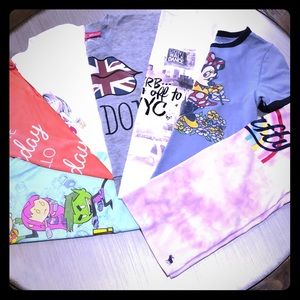 ❌❌SOLD❌❌ Youth Girl’s T-shirt Bundle 🌹7 tees